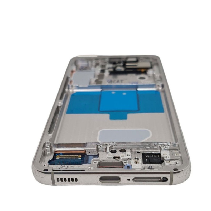 Samsung Service Pack Original LCD Display + Frame For Galaxy S901 S22 5G | White