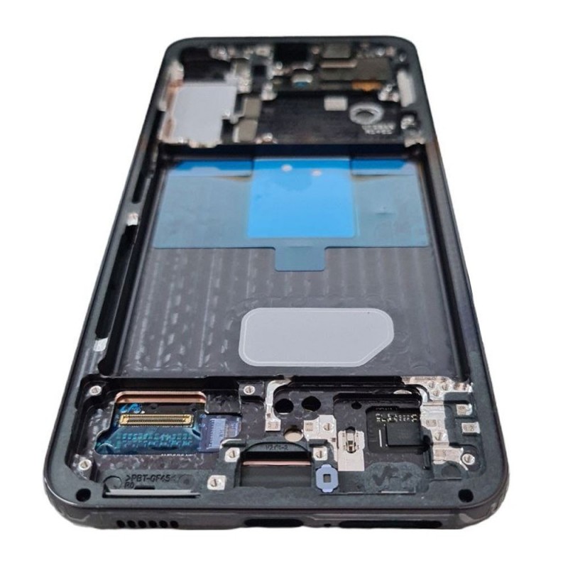 Samsung Service Pack Original LCD Display + Frame For Galaxy S901 S22 5G | Phantom Black Black