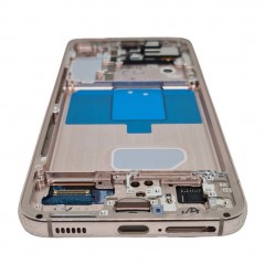 Acquista Samsung SERVICE PACK Display LCD ORIGINALE + Frame Per Galaxy S901 S22 5G | Rosa Gold in vendita