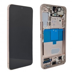 Samsung Samsung Service Pack LCD Display for Galaxy S901 S22 5G | Pink Gold for sale