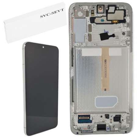 Samsung Samsung Service Pack LCD Display for Galaxy S906 S22 Plus 5G | White for sale