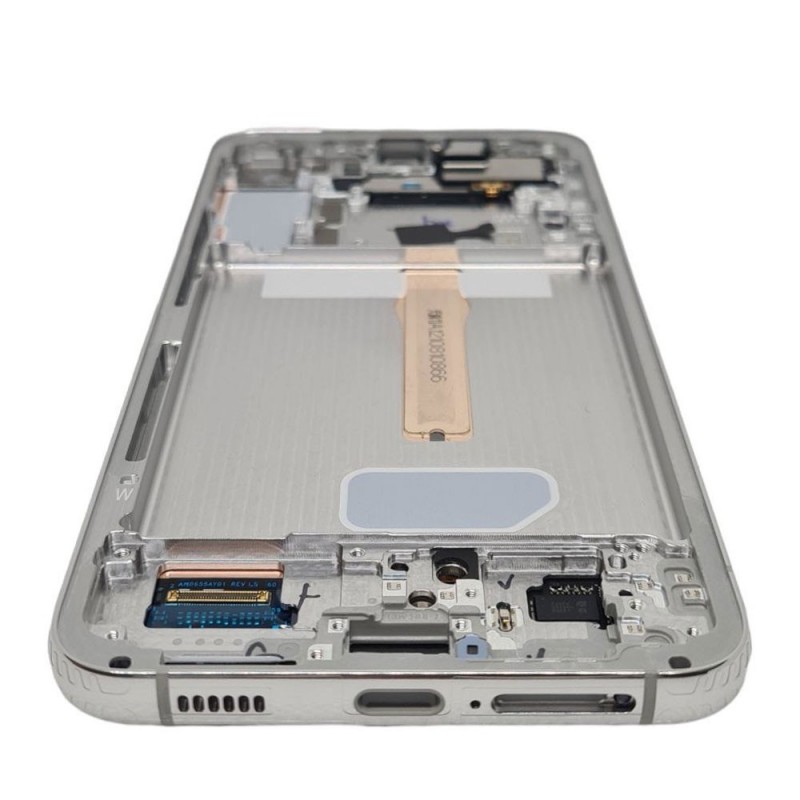 Samsung SERVICE PACK Display LCD ORIGINALE + Frame Per Galaxy S906 S22 Plus 5G | Bianco