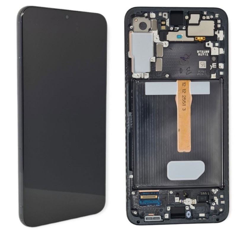 Samsung Service Pack Original LCD Display + Frame For Galaxy S906 S22 Plus 5G | Black