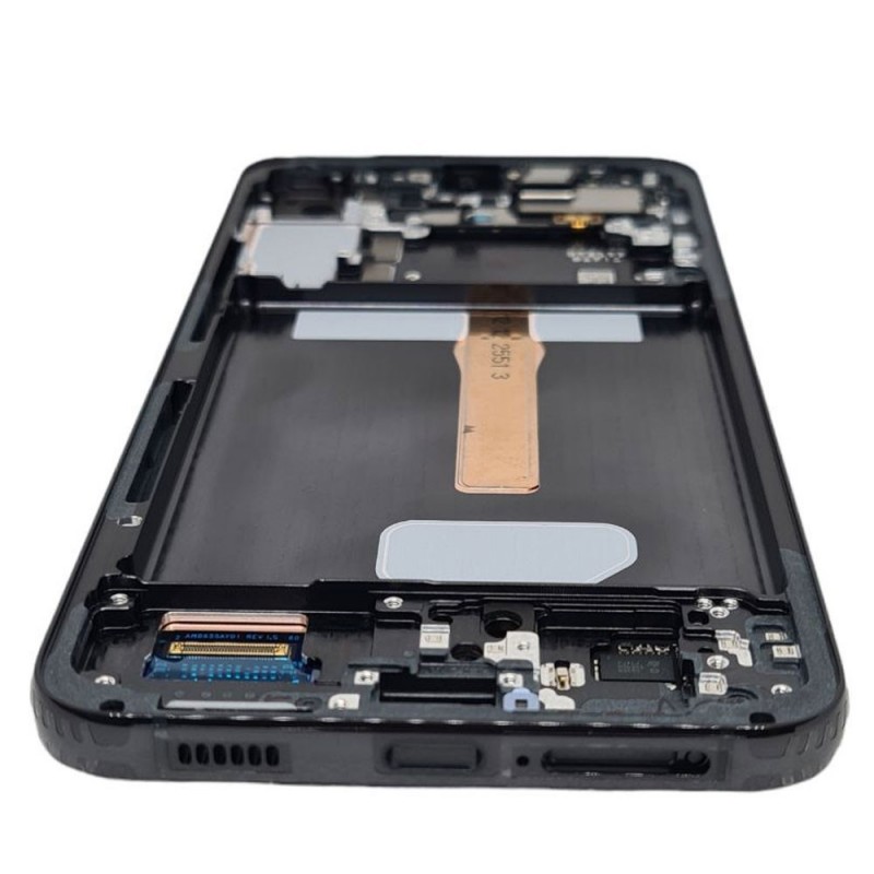 Samsung SERVICE PACK Display LCD ORIGINALE + Frame Per Galaxy S906 S22 Plus 5G | Nero