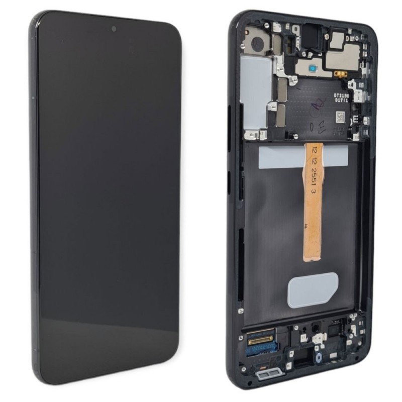 Samsung Service Pack Original LCD Display + Frame For Galaxy S906 S22 Plus 5G | Black