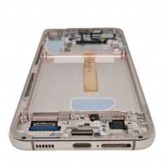 Acquista Samsung SERVICE PACK Display LCD ORIGINALE + Frame (Camera+Spekear) Per Galaxy S906 S22 Plus 5G | Rosa Pink Gold in ven