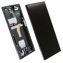 Acquista Samsung SERVICE PACK Display LCD ORIGINALE + Frame Per Galaxy S908 S22 Ultra 5G | Graphite Sky Blu Red su Smartness