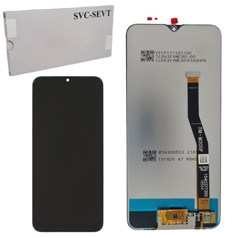 Samsung SERVICE PACK Display LCD ORIGINALE Per Galaxy M205 M20 | Nero