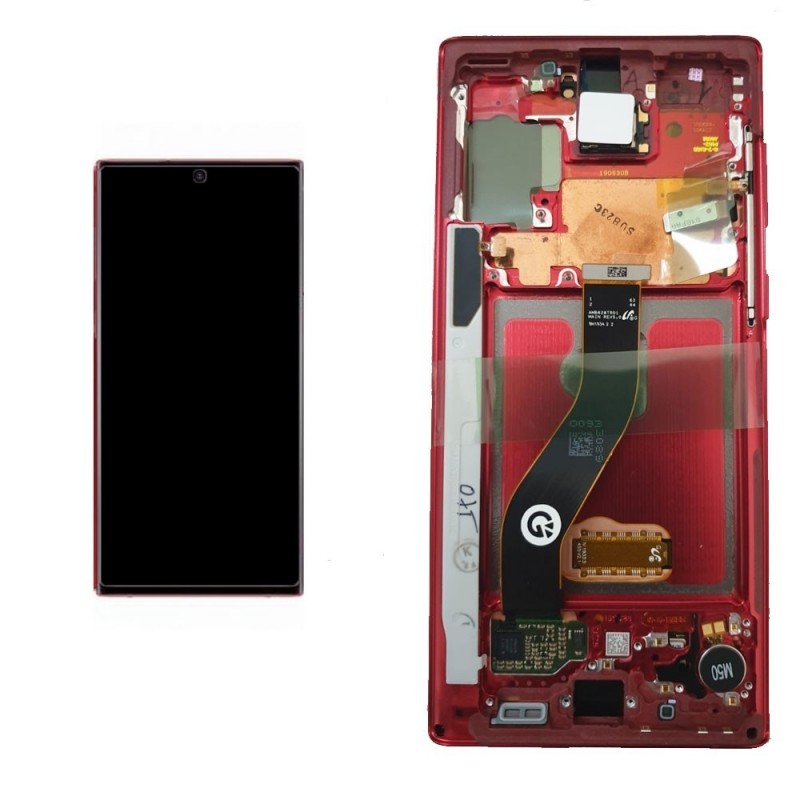 Samsung SERVICE PACK Display LCD ORIGINALE Per Galaxy N970 NOTE 10 | Rosso