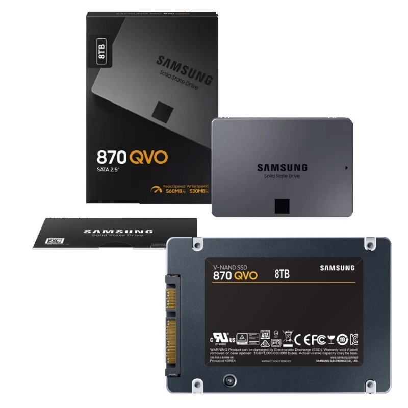 Samsung SSD 870 QVO Memoria da 8TB SATA 2.5"