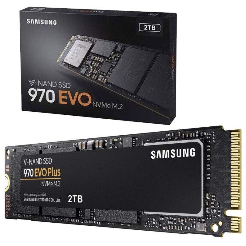 Samsung SSD 970 EVO PLUS 2TB NVMe M.2 memory Samsung SSD 970 EVO PLUS 2TB NVMe M.2 memory