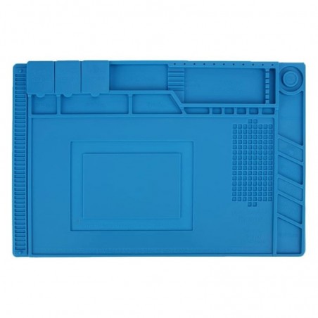 Photo of Tappeto in Silicone Blu Antistatico Isolante Per Riparazioni in Laboratorio - PRC