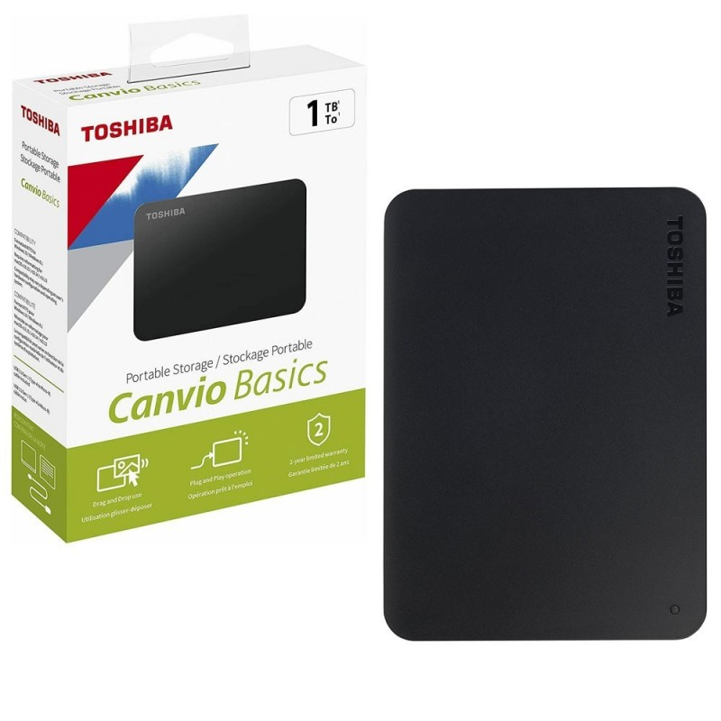 Toshiba Canvio Basics External Hard Drive 2.5" 1TB USB 3.0 Toshiba Canvio Basics External Hard Drive 2.5" 1TB USB 3.0