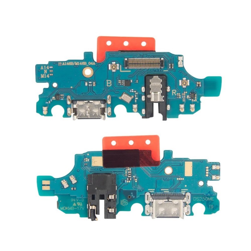 Samsung SERVICE PACK Connettore di Ricarica ORIGINALE Charging Board Per Galaxy A14 A146 (NON EU) / M14 M146B 