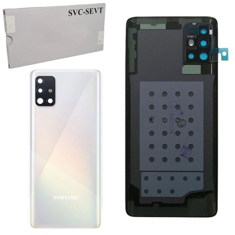 Samsung Back Cover Originale Service Pack per Galaxy A51 A515F | Prism White