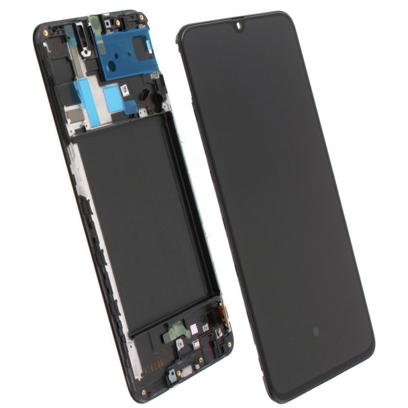 Samsung Service Pack Original LCD Display + Frame For Galaxy A70 A705 | Black