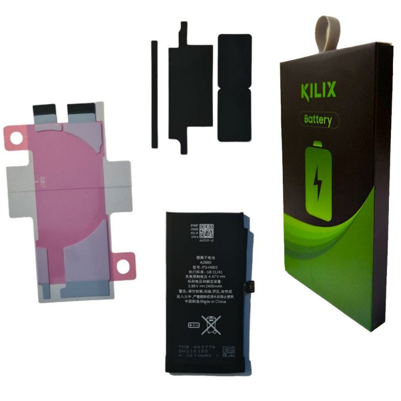 KILIX SELECT DECODE ULTRA Compatible Battery for Apple iPhone 13 Mini A2628 A2630 | 2406mAh | NO POP UP