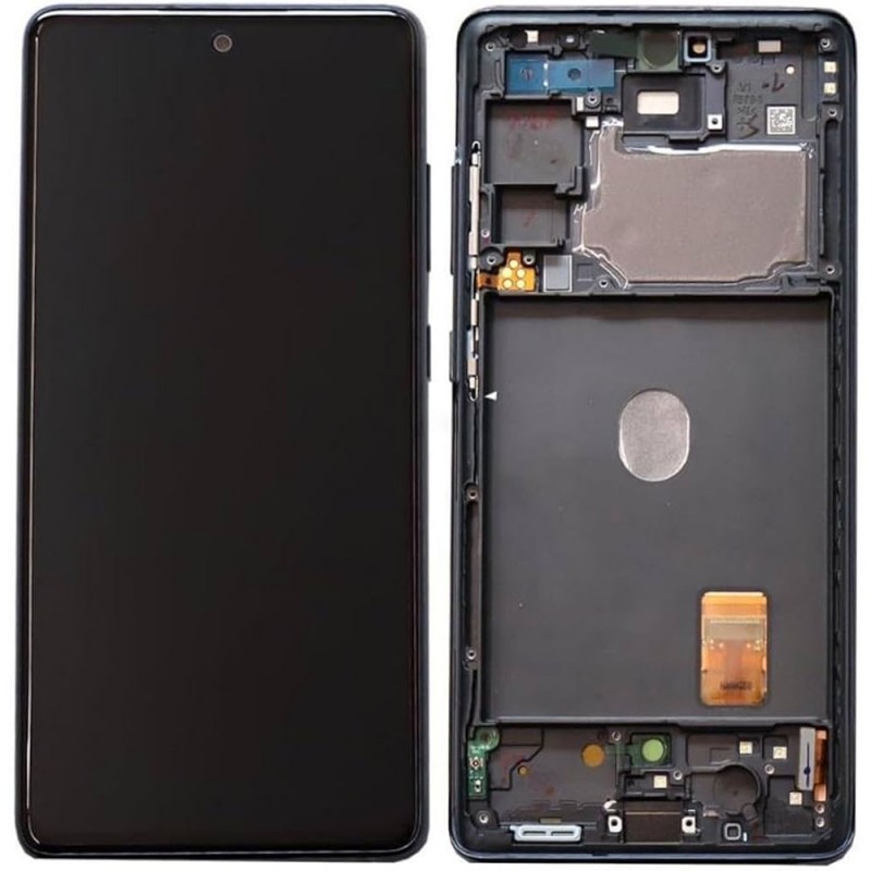 Samsung SERVICE PACK Display LCD ORIGINALE + Frame Galaxy S20 FE 5G G781 /S20 FE G780 | Cloud Navy Blue | + ANTENNA 5G