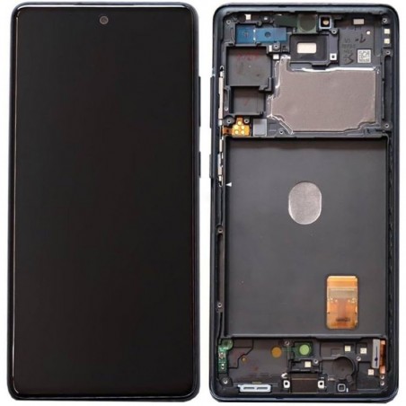 Samsung Service Pack Original LCD Display + Frame Galaxy S20 FE 5G G781 /S20 FE G780 | Cloud Navy Blue | + 5G ANTENNA