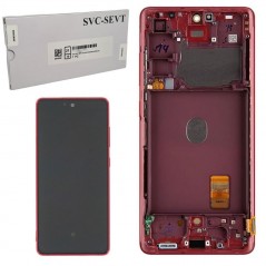 Buy Samsung Service Pack Lcd + Frame Per Galaxy S20 FE 5G G781 | Cloud Red online