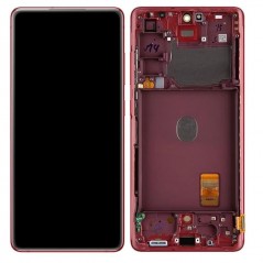 Samsung Service Pack Lcd + Frame Per Galaxy S20 FE 5G G781 | Cloud Red