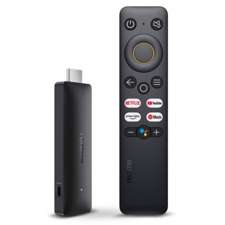 Scopri REALME Smart TV Stick Streaming Player con Telecomando | Nero in dettaglio