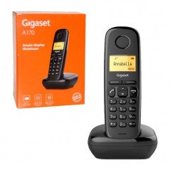 Foto di Siemens Gigaset Telefono Cordless A170 ECO Mode Plus Zero Radiazioni | Nero - Siemens Gigaset