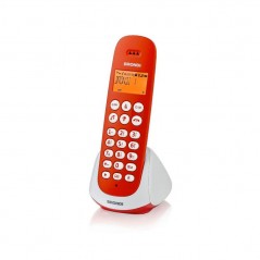 Product image BRONDI ADARA Telefono Cordless Grande Display Retroilluminato Menù Intuitivo | Rosso e Bianco