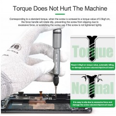  RELIFE RL-724A High Precision Stainless Steel Torque Screwdriver Set