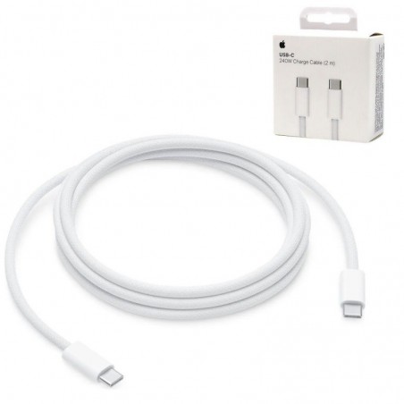Discover Apple USB-C Charge Cable 240w MU2G3ZM/A Cavo in Tessuto Intrecciato 2mt Blister details