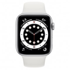 Apple Watch Serie 6 44mm 2020 GPS Silver Cassa in Alluminio Ricondizionato Pari al nuovo