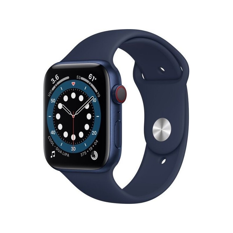 Apple Watch Series 6 44mm 2020 LTE Navy Blue Aluminum Case Refurbished Like New Apple Watch Series 6 44mm 2020 LTE Navy Blue Aluminum Case Refurbished Like New