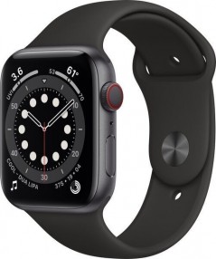 Foto di Apple Watch Serie 6 44mm 2020 LTE Space Gray Cassa in Alluminio Ricondizionato Pari al nuovo - Apple