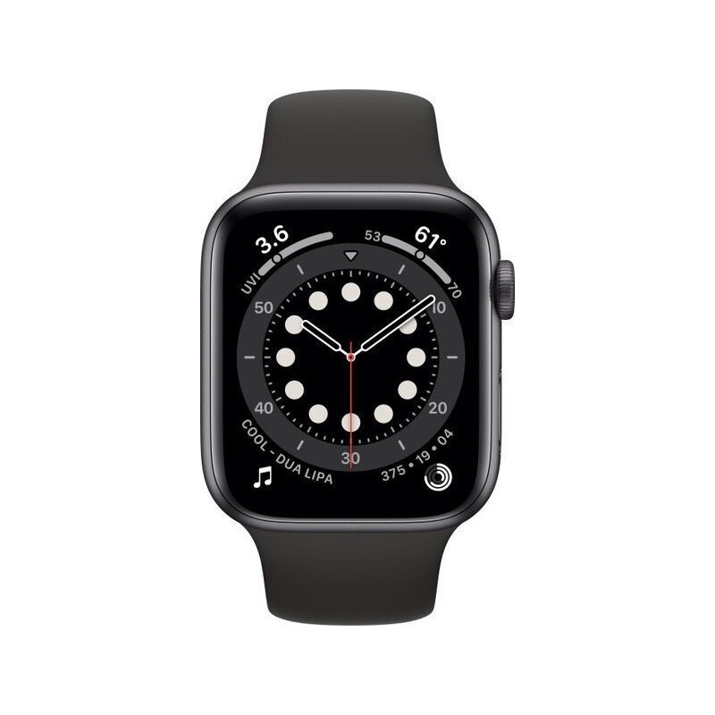 Apple Watch Series 6 44mm 2020 LTE Space Gray Aluminum Case Refurbished Like New Apple Watch Series 6 44mm 2020 LTE Space Gray Aluminum Case Refurbished Like New
