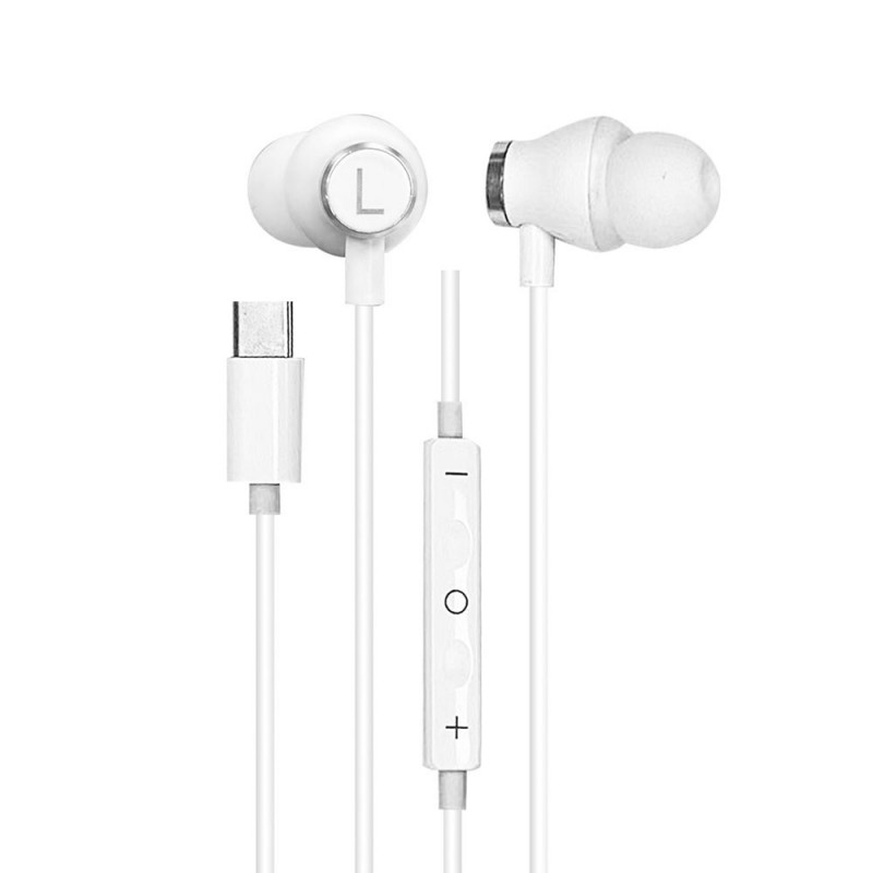 Rovi BULLHORN SE-913 Type-C Wired Earphones White