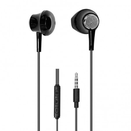Rovi ROUNDS SE-917 Wired Earphones with 3.5mm Jack, Black