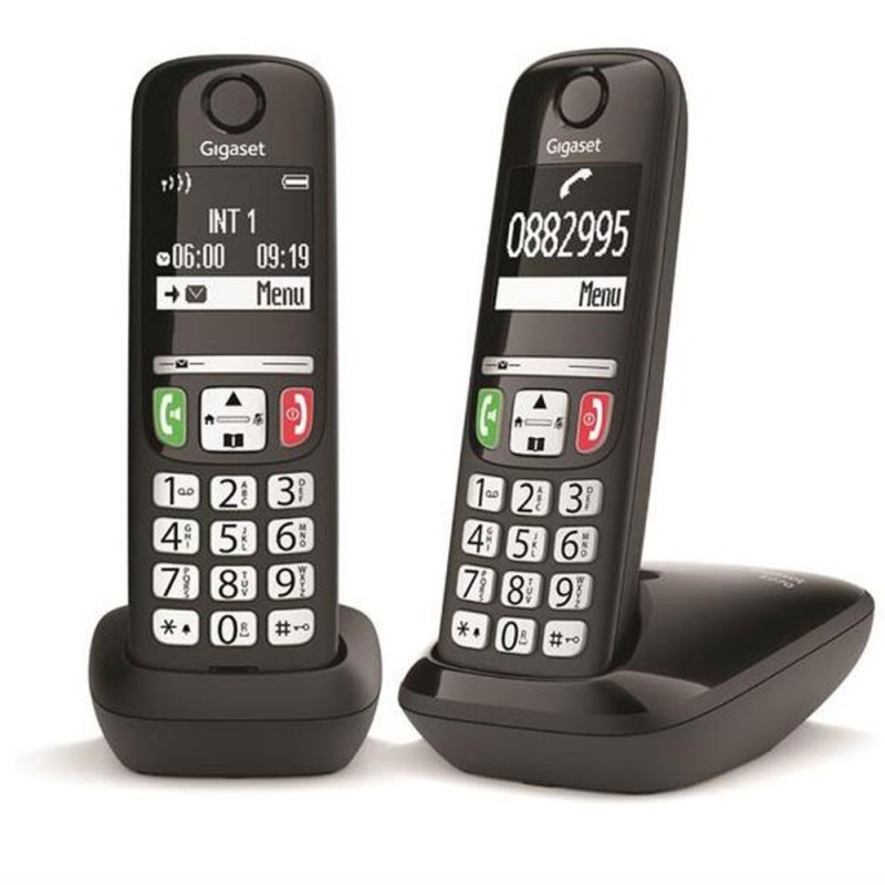 Siemens Gigaset Telefono Cordless E270 Duo Start Nero Siemens Gigaset Telefono Cordless E270 Duo Start Nero