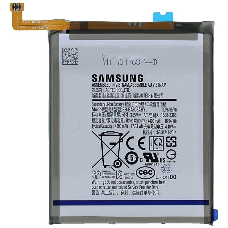 Samsung Service Pack Batteria EB-BA908ABY Originale per Galaxy A90 A908B