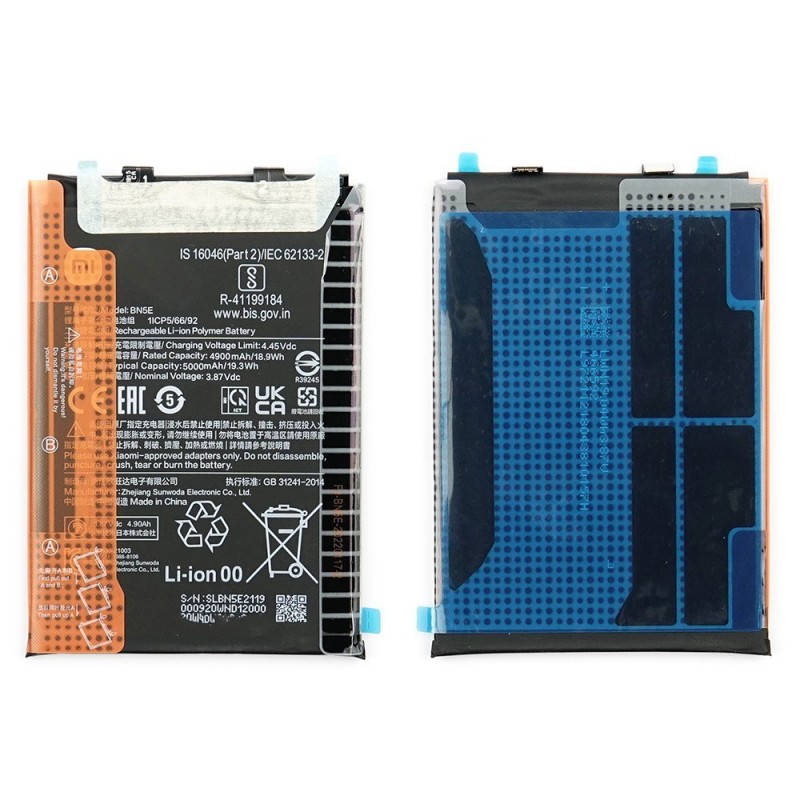 Xiaomi Service Pack Original BN5E Battery for Redmi Note 11 PRO 4G 5G / 12 PRO 4G / POCO X4 PRO 5G