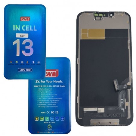 Discover Display LCD ZY INCELL FHD LTPS COF 1:1 Per Apple iPhone 13 | IC INTERCAMBIABILE details