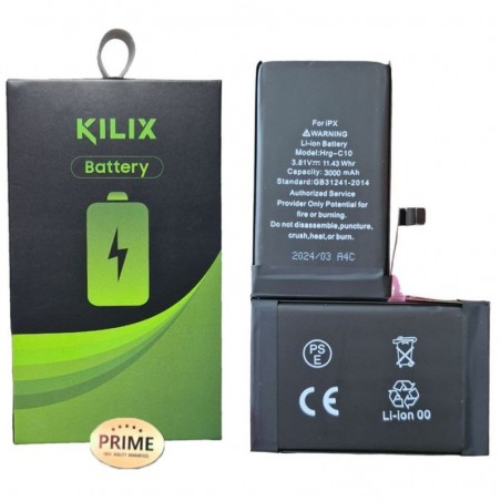 Acquista KILIX PRIME Batteria Compatibile per Apple iPhone X MAGGIORATA - 3210mAh su Smartness