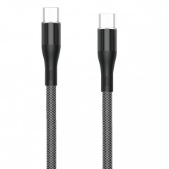 Product image Rovi Sport SA31 Cavo di Ricarica in Nylon da USB-C a USB-C 1mt 3A | Nero
