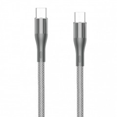 Rovi Rovi Sport SA31 Cavo di Ricarica in Nylon da USB-C a USB-C 1mt 3A | Silver for sale