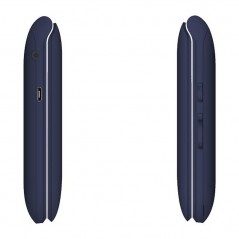 CDR MC105BL Dual Sim Quad Band GSM Cell Phone with SOS Button | Blue