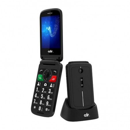 Scopri CDR Cellulare GSM Quad Band C50B Dual Sim con Tasto SOS | Nero in dettaglio