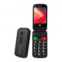 CDR C50B Dual Sim Quad Band GSM Cell Phone with SOS Button | Black