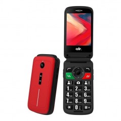 CDR CDR Cellulare GSM Quad Band C50B Dual Sim con Tasto SOS | Red for sale