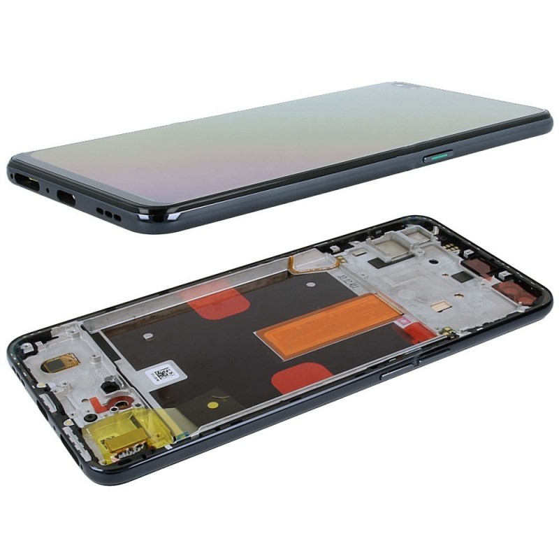Oppo Service Pack Original LCD Display + Frame for Reno 4 5G | CPH2091 | Black
