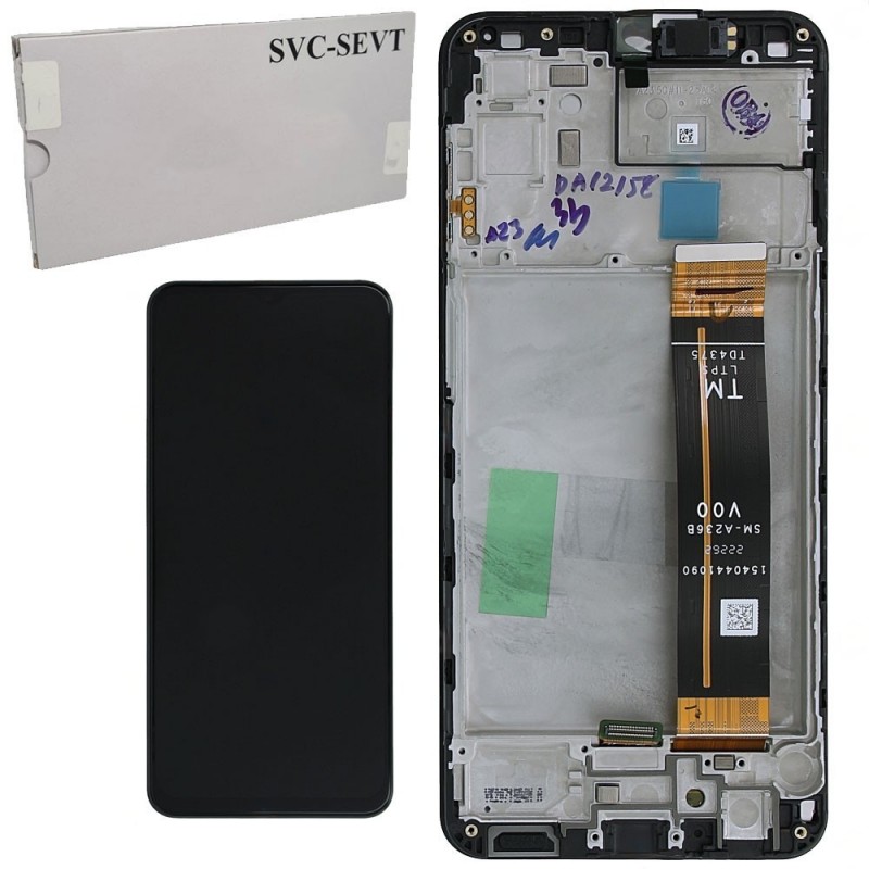 Samsung Service Pack Original LCD Display + Frame For Galaxy A236 A23 5G | FLAT V00 A236B / BOE B6 A236 / CDOT A236B