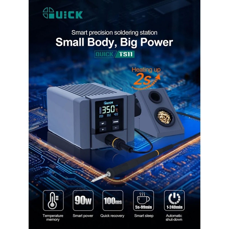  QUICK TS11 Soldering Station | 90W | 100 to 450°C
